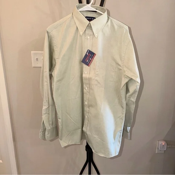 NWT - Arrow Men's Sage Button Down Shirt - Picture 4 of 5